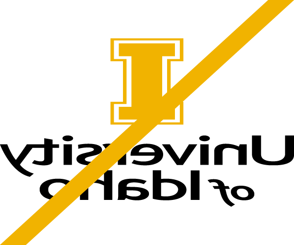 Do not distort the University of Idaho logo